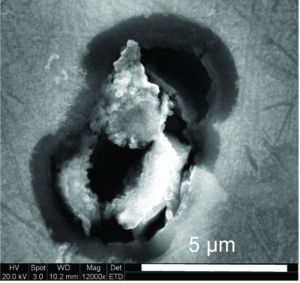 Pitting corrosion AA2024-T3 in 0.5M NaCl + monovanadate